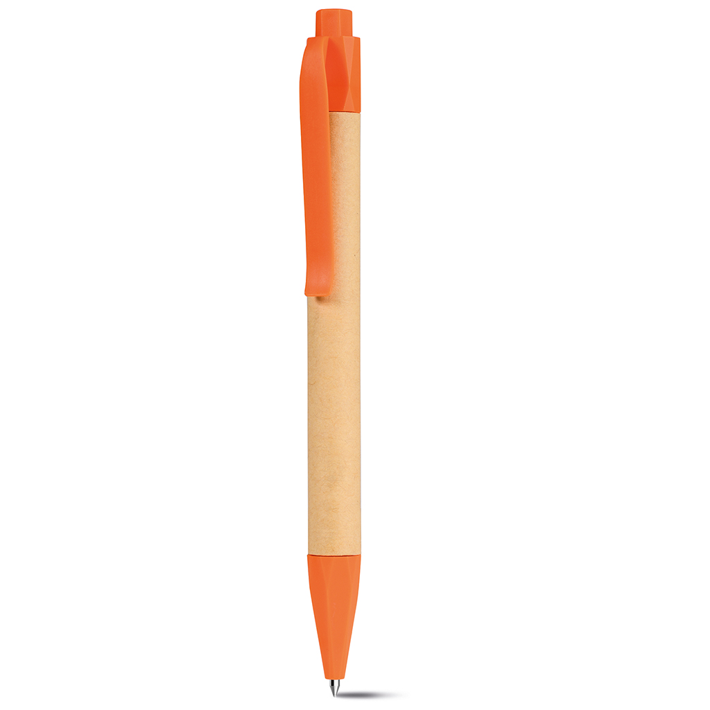 Penna a sfera in cartone riciclato e pla