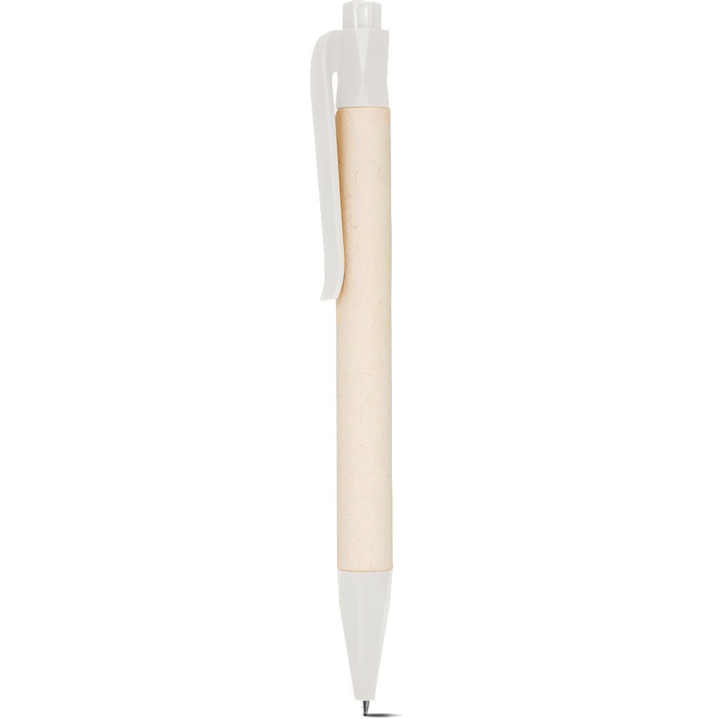 Penna a sfera in cartone riciclato del latte e pla