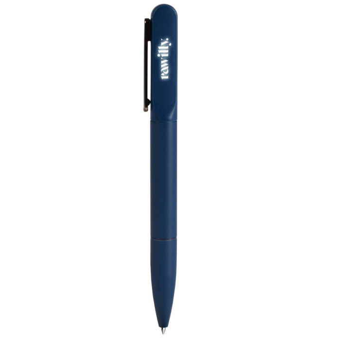Penna a sfera con luce led in plastica e metallo