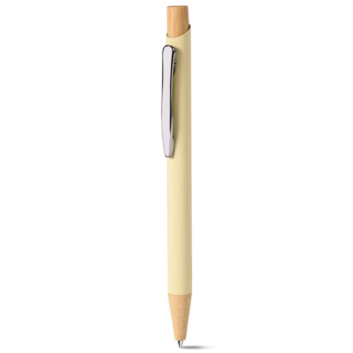 Penna a sfera in alluminio soft touch colori pastello