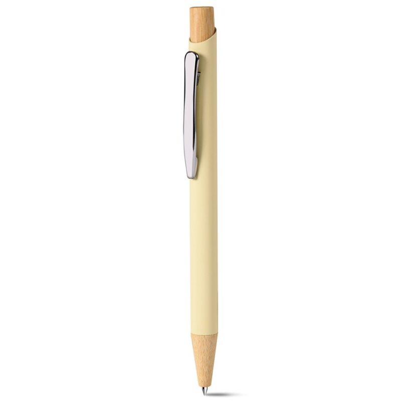 Penna a sfera in alluminio soft touch colori pastello