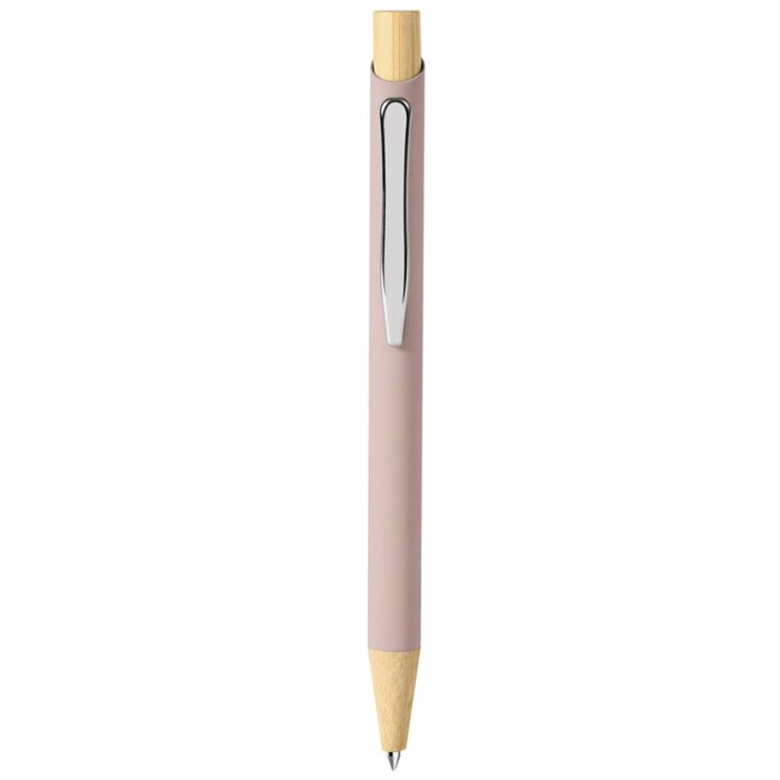 Penna a sfera in alluminio soft touch colori pastello