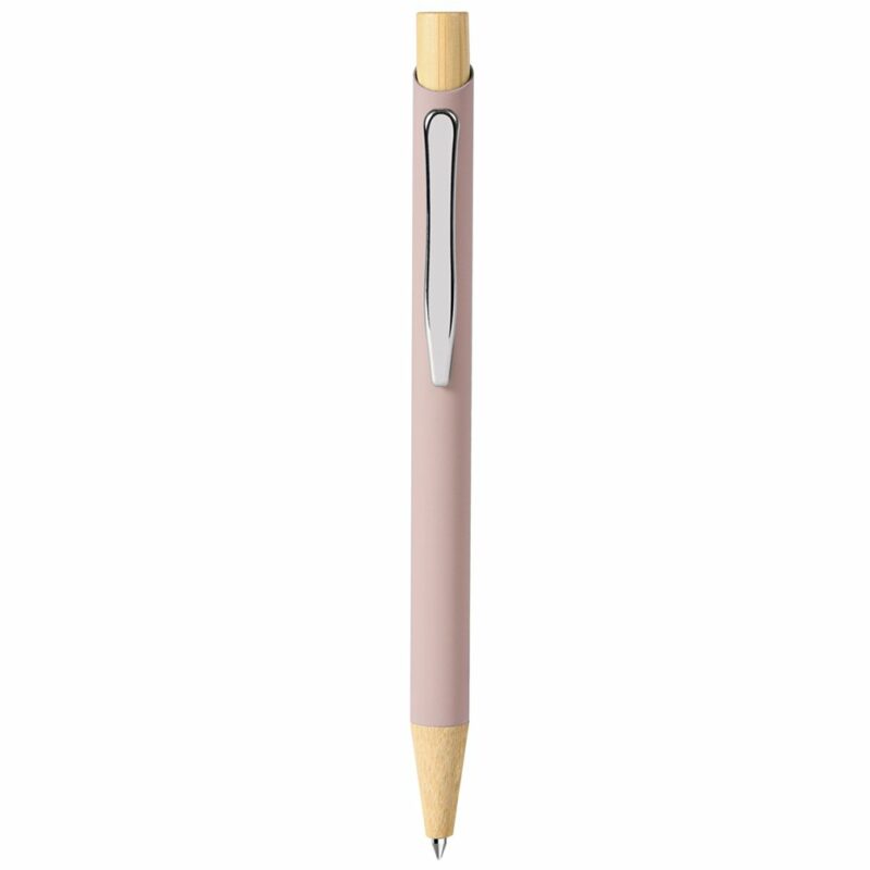 Penna a sfera in alluminio soft touch colori pastello