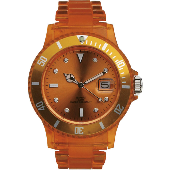 Orologio analogico personalizzabile in policarbonato