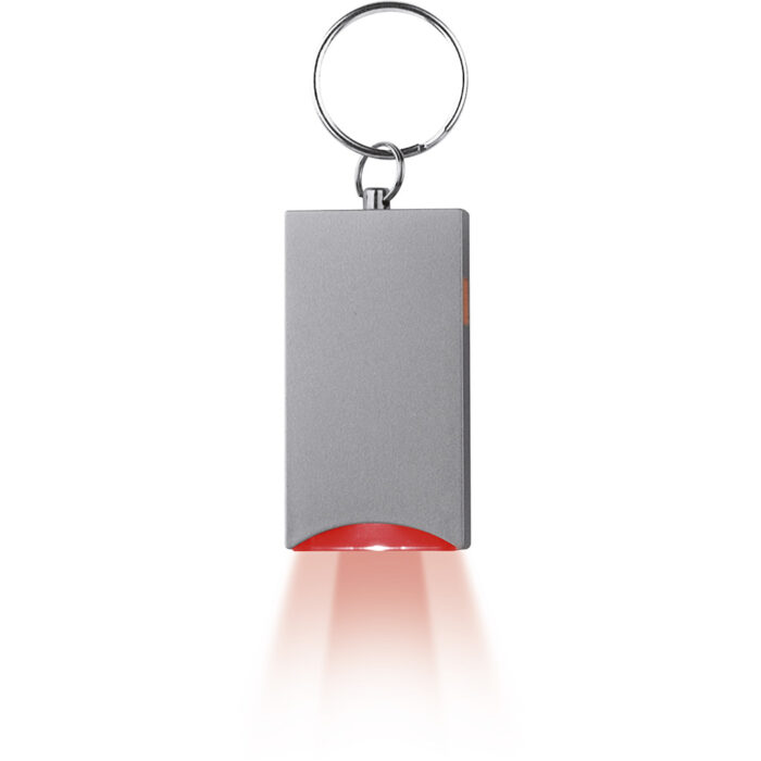 Portachiavi con luce led in plastica e metallo