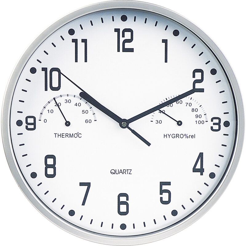 Orologio da parete  in plastica e vetro smontabile a mezzo viti