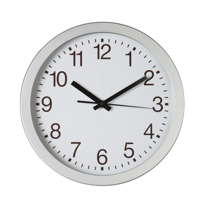 Orologio da parete  in plastica e vetro