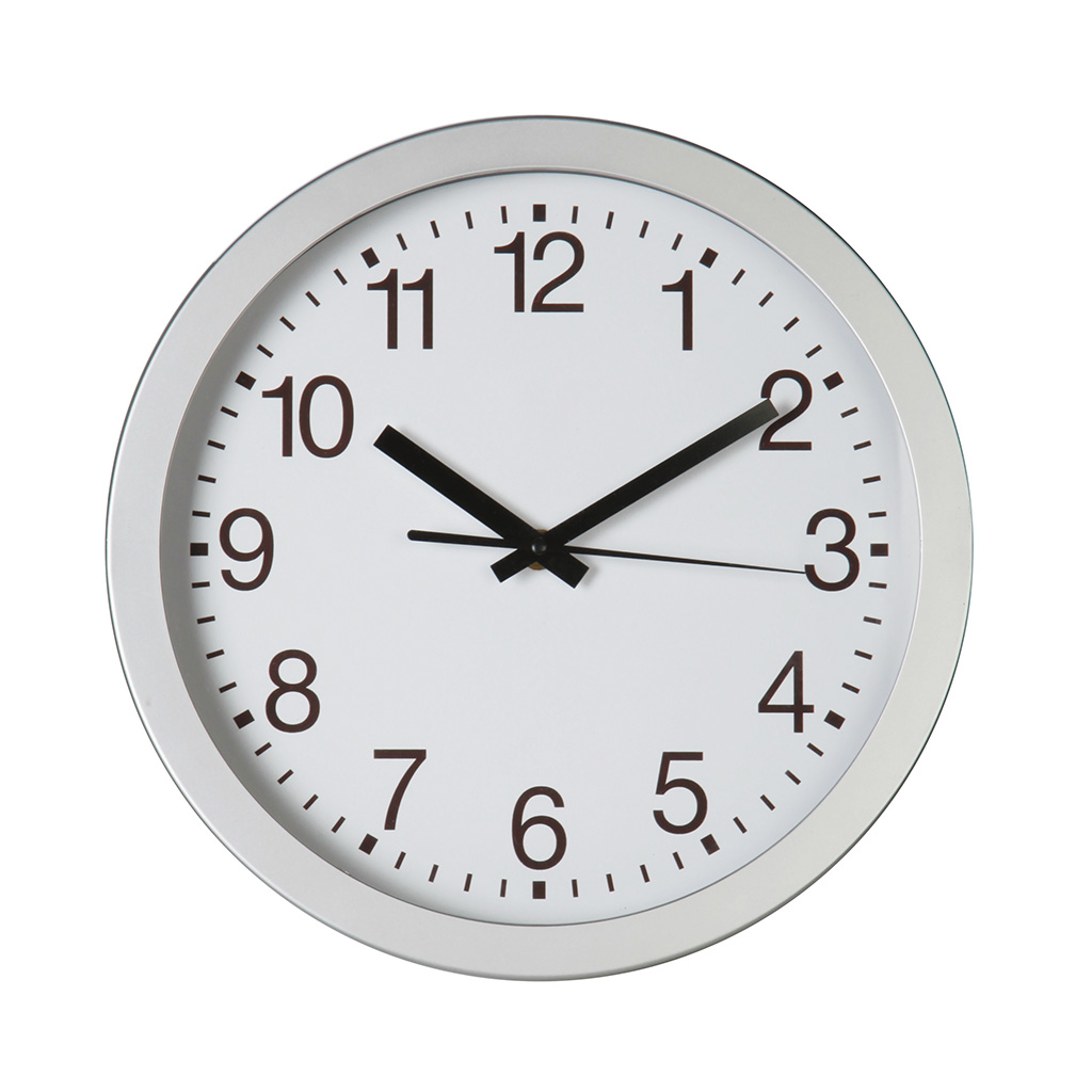 Orologio da parete  in plastica e vetro