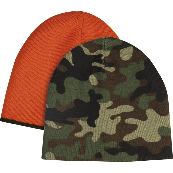 Cappellino mimetico double face in acrilico