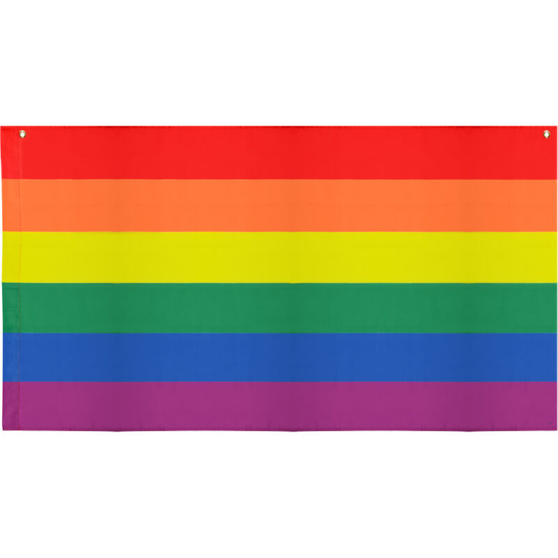 Bandiera arcobaleno in rpet