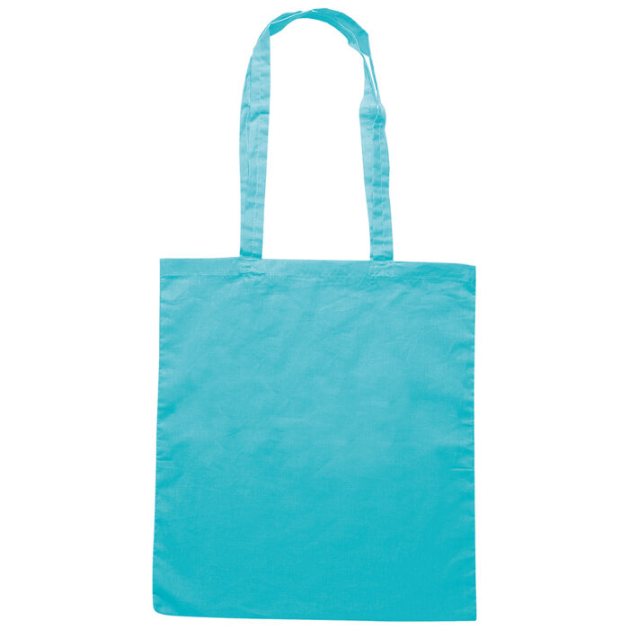 Borsa shopper in cotone twill