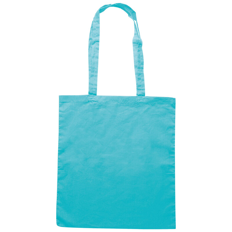 Borsa shopper in cotone twill