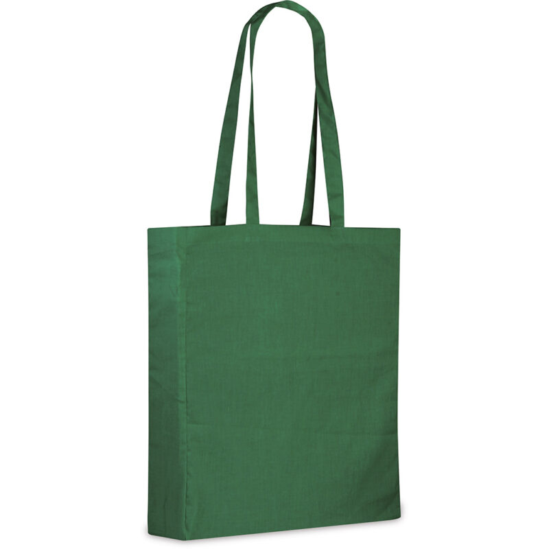 Borsa shopper con soffietto in cotone
