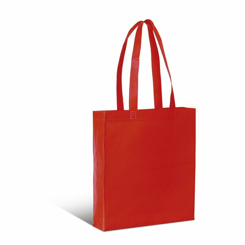 Borsa shopper con soffietto in tnt