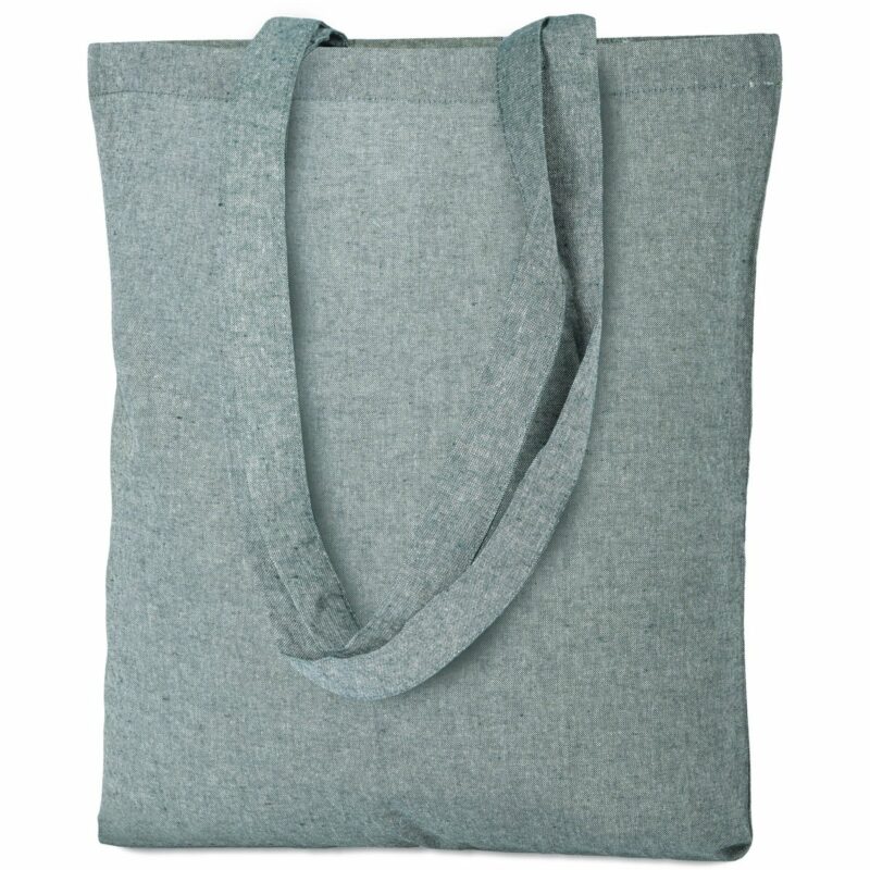 Borsa shopper in cotone riciclato 100%