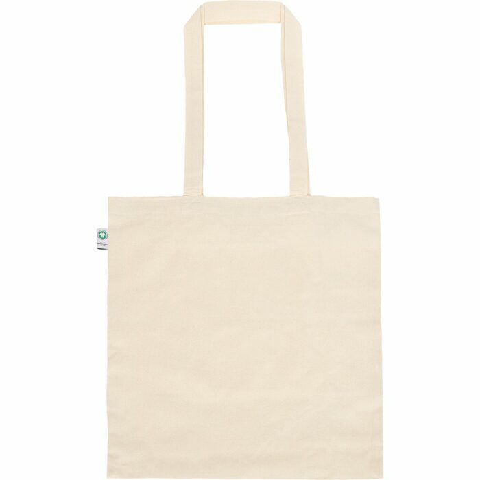 Borsa shopper colore natural in cotone organico 100%