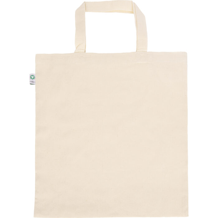 Borsa shopper colore natural in cotone organico 100%