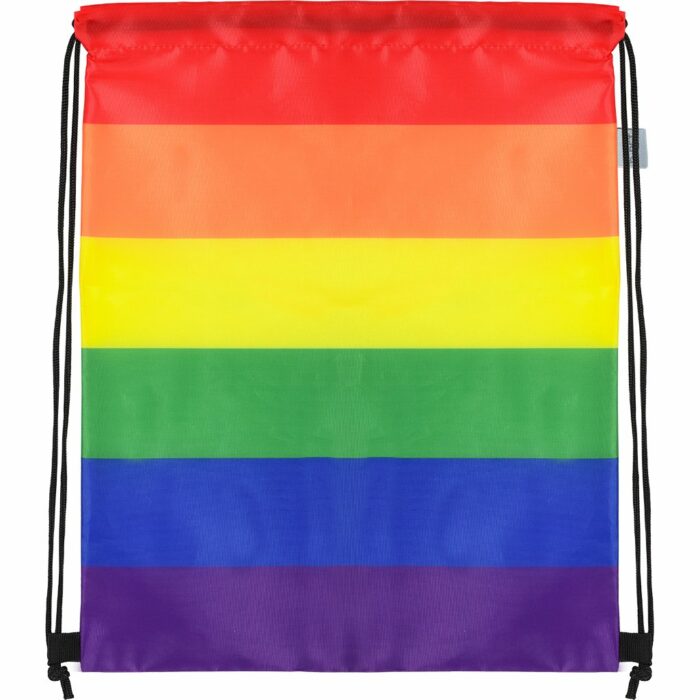 Sacca arcobaleno in rpet 210d