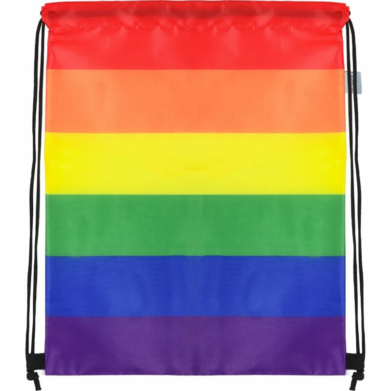 Sacca arcobaleno in rpet 210d