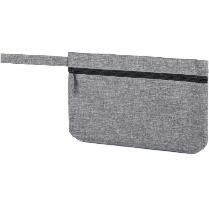 Busta porta documenti melange in poliestere 600d e pvc
