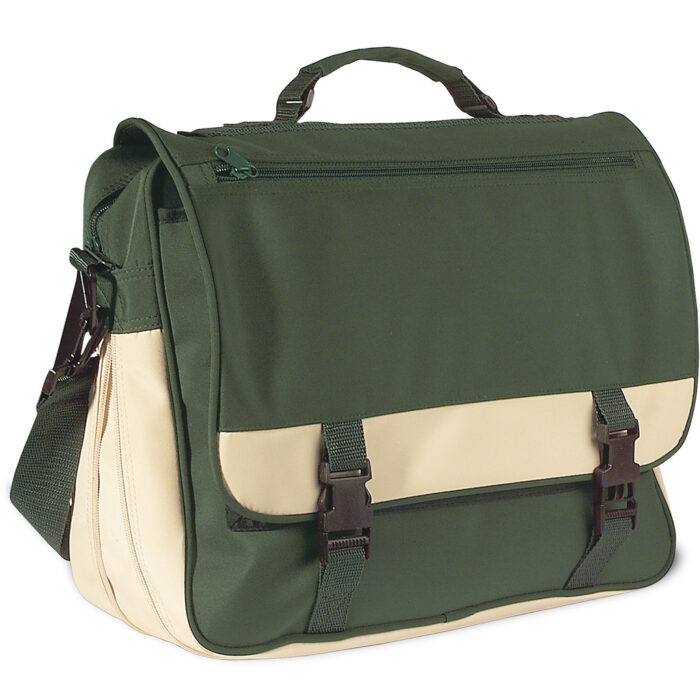 Borsa porta documenti in microfibra e nylon