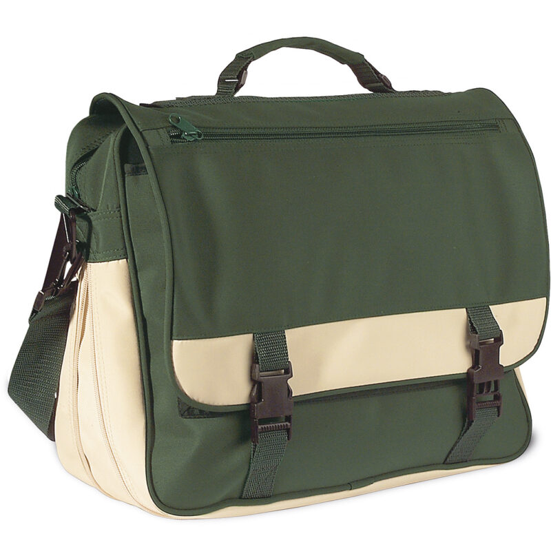 Borsa porta documenti in microfibra e nylon
