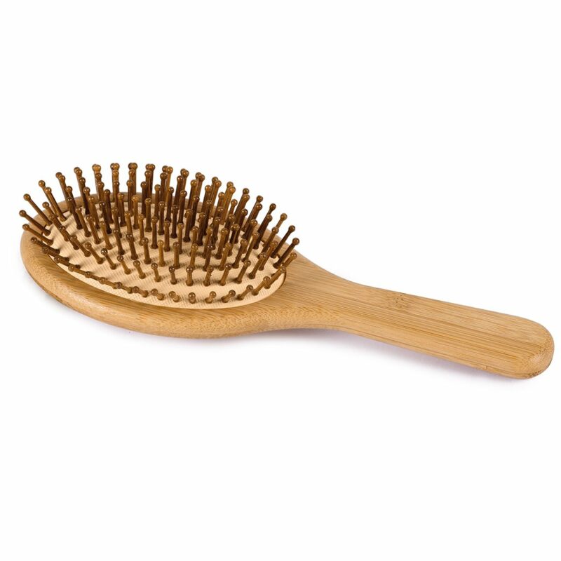 Spazzola per capelli in bamb