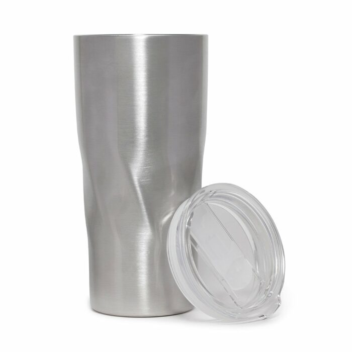 Tazza termica 500 ml con doppia parete isolante in acciaio inox -
