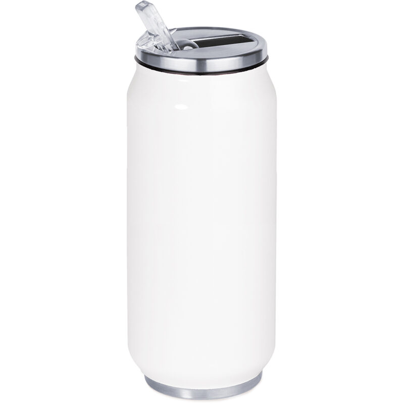Borraccia termica in acciaio 400 ml a forma di lattina con doppia parete