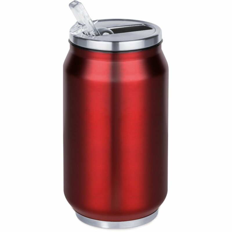 Borraccia termica in acciaio 260 ml a forma di lattina con doppia parete
