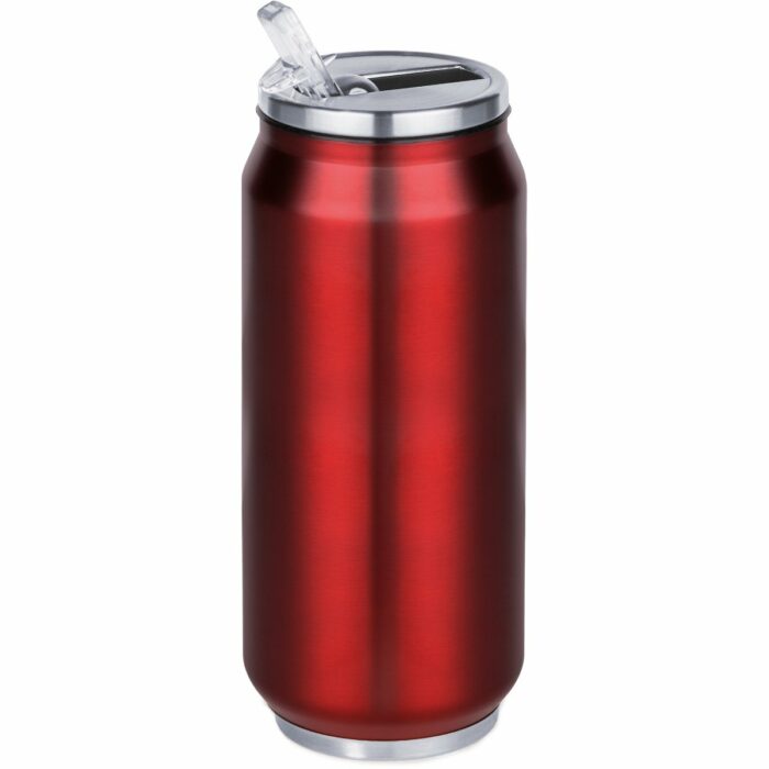 Borraccia termica in acciaio 400 ml a forma di lattina con doppia parete