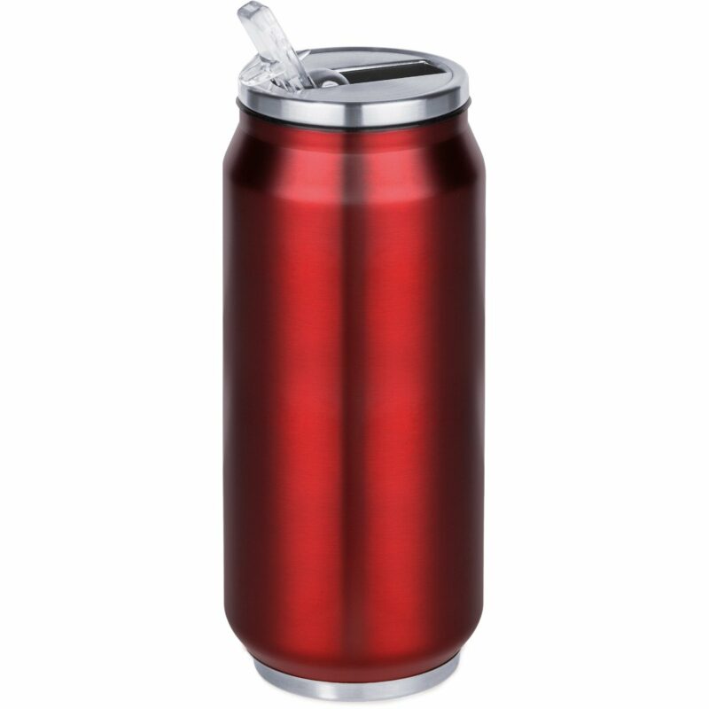 Borraccia termica in acciaio 400 ml a forma di lattina con doppia parete