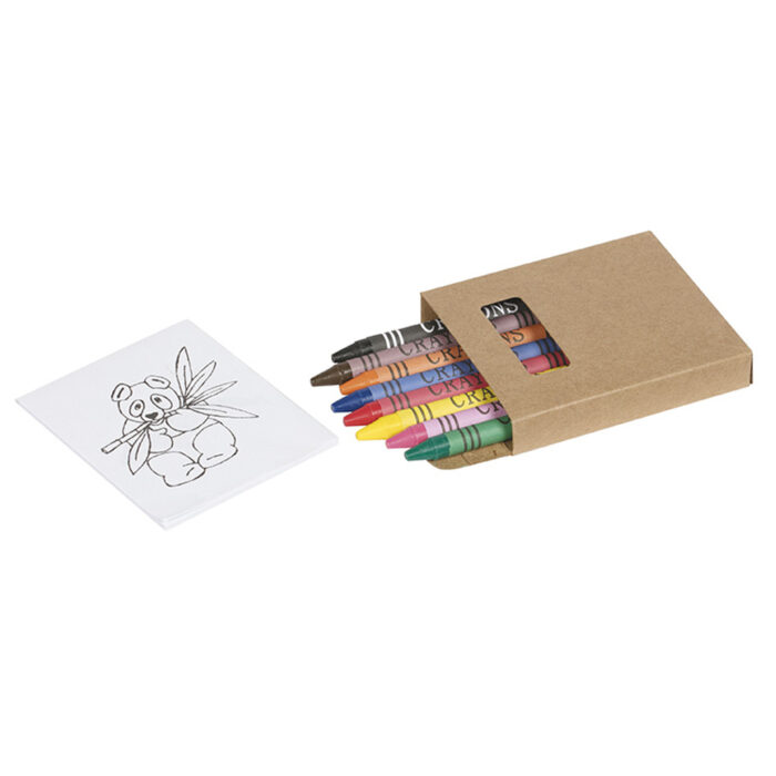Confezione 8 pastelli a cera 8