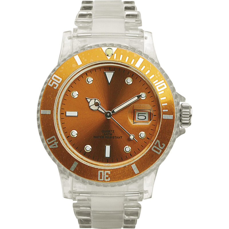 Orologio analogico personalizzabile in policarbonato
